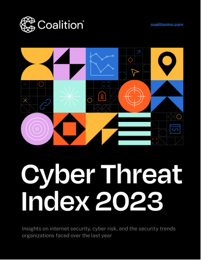 Title page of Coalition Cyber Threat Index 2023